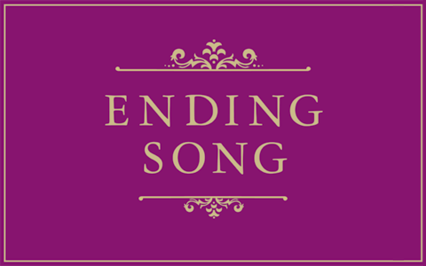 番組バナー：:ENDING SONG